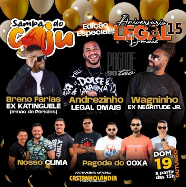 Andrezinho Legal  DMais, Breno Farias, Wagninho, Nosso Clima e Pagode do Coxa