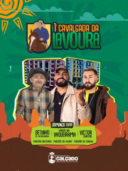 Betinho de Cachoeirinha, Forró na Vaqueirama e Victor Cantor - 1ª Cavalgada da Lavoura 2025