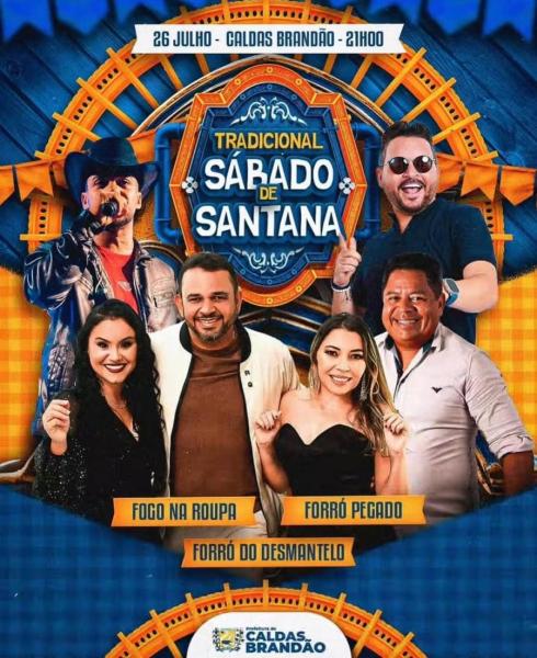 Fogo na Roupa, Forró Pegado e Forró do Desmantelo - Sábado de Santana