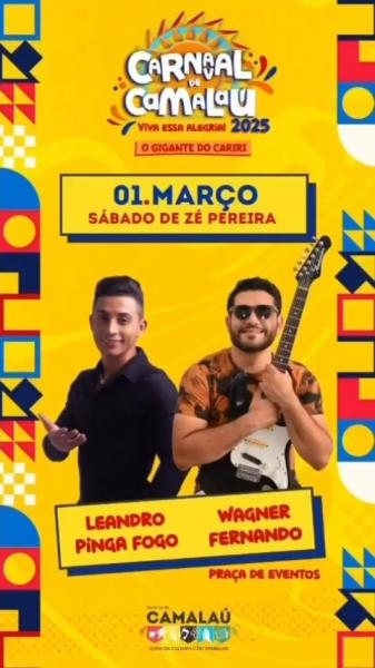 Leandro Pinga Fogo e Wagner Fernando - Carnaval de Camalaú 2025