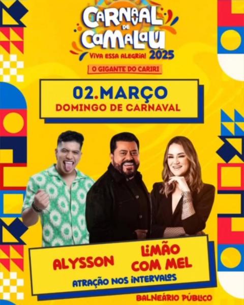 Limão com Mel e Alysson - Carnaval de Camalaú 2025