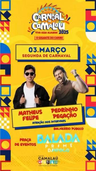 Matheus Felipe e Pedrinho Pegação - Carnaval de Camalaú 2025