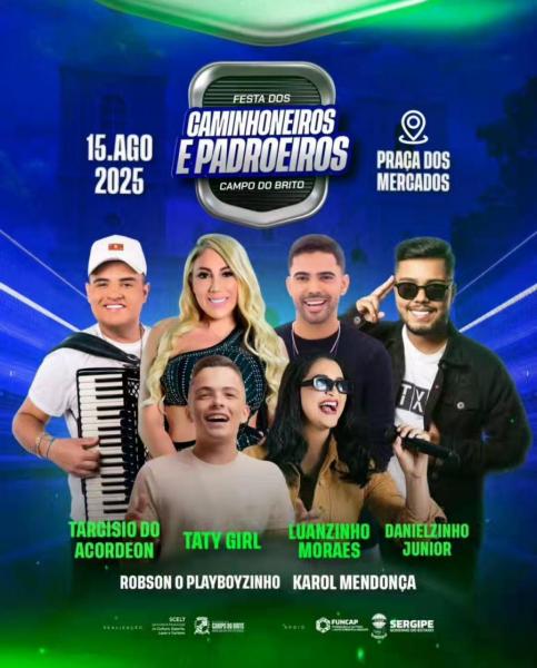 Tarcísio do Acordeon, Taty Girl, Luanzinho Moraes e Danielzinho Júnior - Festa dos Caminhoneiros & Padroeiros
