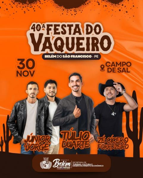 Júnior & Jorge, Túlio Duarte e Zé Cícero Forrozeiro - 40ª Festa do Vaqueiro 2025