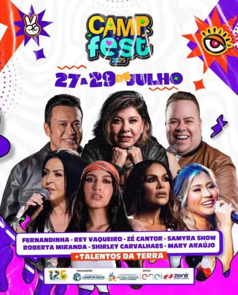 Roberta Miranda, Samyra Show e Fernandinha - CampFest 2025