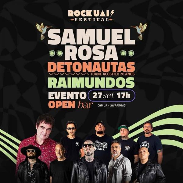 Samuel Rosa, Detonautas e Raimundos - Rockuai Festival 2025