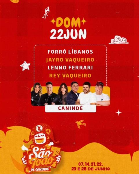 Forró Líbanos, Jayro Vaqueiro, Lenno Ferrari e Rey Vaqueiro