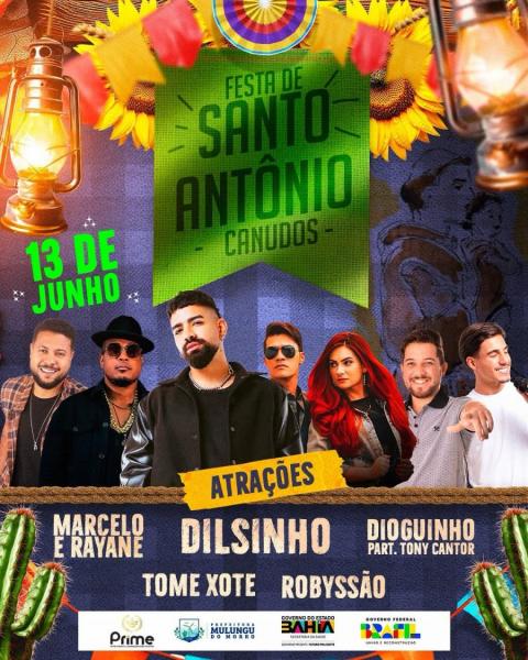 Dilsinho, Marcelo & Rayane, Dioguinho, Tome Xote e Robyssão - Santo Antônio 2025