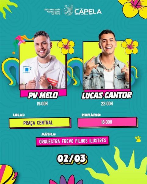 PV Melo e Lucas Cantor- Capela na Folia 2025
