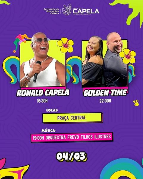 Ronald Capela e Golden Time - Capela na Folia 2025