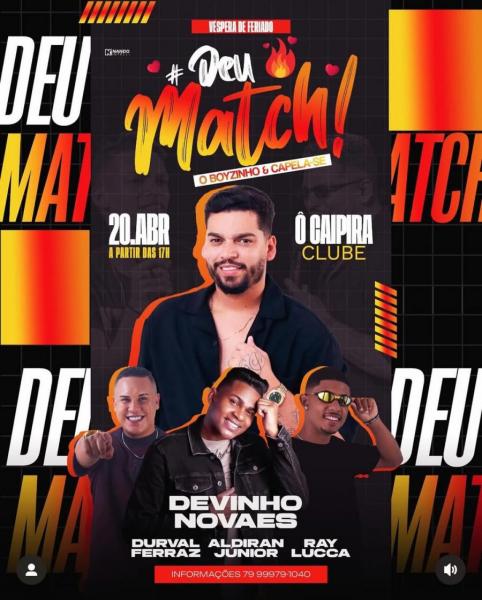 Devinho Novaes, Durval Ferraz, Aldiran Junior e Ray Lucca - Deu Match!