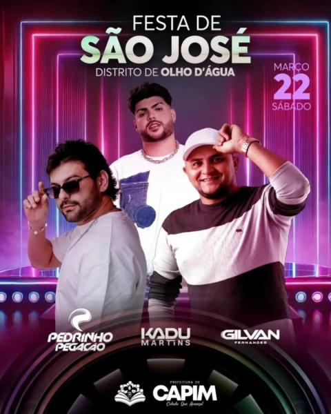 Pedrinho Pegação, Kadu Martins e Gilvan Fernandes