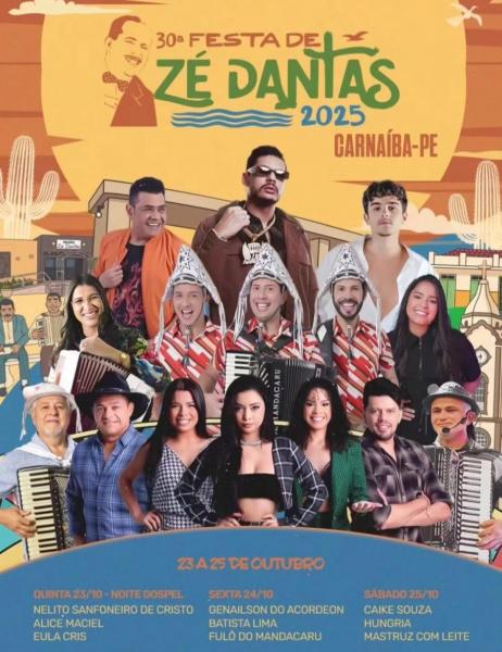 Caike Souza, Hungria e Mastruz com Leite - 30ª Festa de Zé Dantas 2025