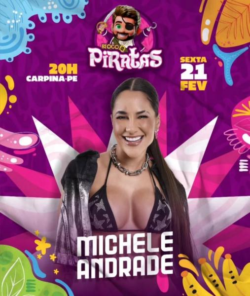 Michele Andrade - Bloco dos Piratas 2025