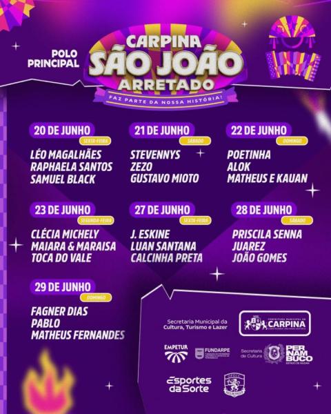 São João Arretado de Carpina 2025