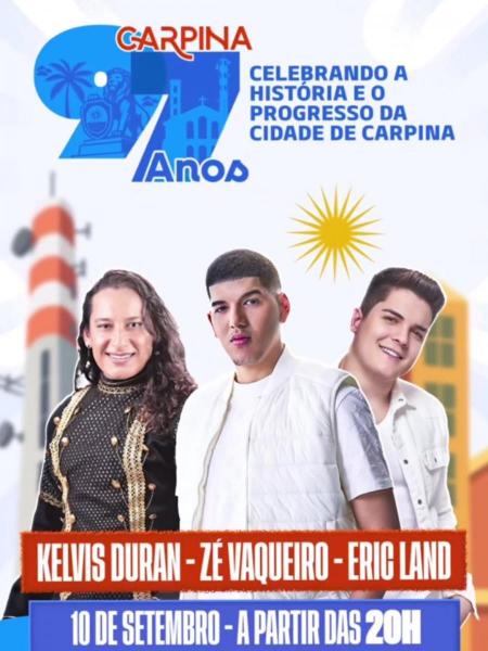 Kelvis Duanr, Zé Vaqueiro e Eric Land