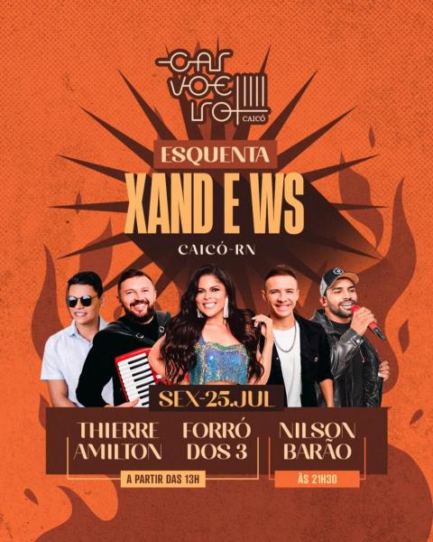 Thierre Amilton, Forró dos 3 e Nilson Barão - Esquenta Xand & WS