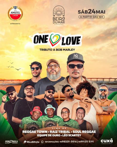 Reggae Town, Raiz Tribal, Soul Reggae, Equipe de Ouro e Léo Scartey - One Love