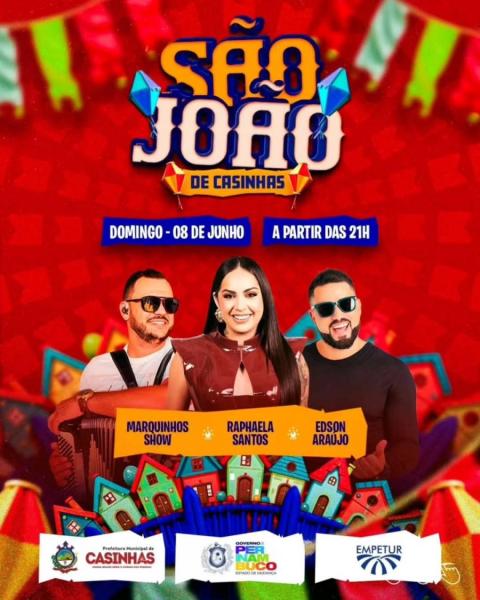 Marquinhos Show, Raphaela Santos e Edson Araújo