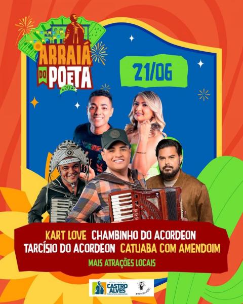 Kart Love, Chambinho do Acordeon, Tarcísio do Acordeon e Catuaba com Amendoim - Arraiá do Poeta 2025