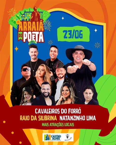 Cavaleiros do Forró, Raio da Silibrina e Natanzinho Lima - Arraiá do Poeta 2025