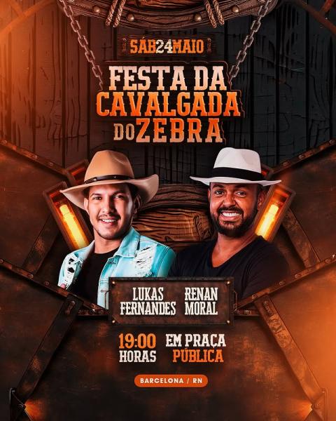 Lukas Fernandes e Renan Moral - IX Cavalgada do Zebra 2025