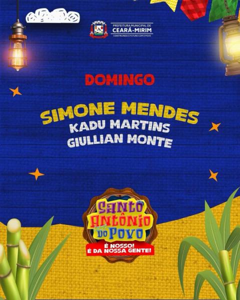 Simone Mendes, Kadu Martins e Giullian Monte