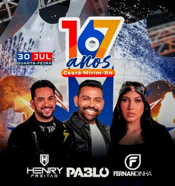 Pablo, Henry Freitas e Fernandinha