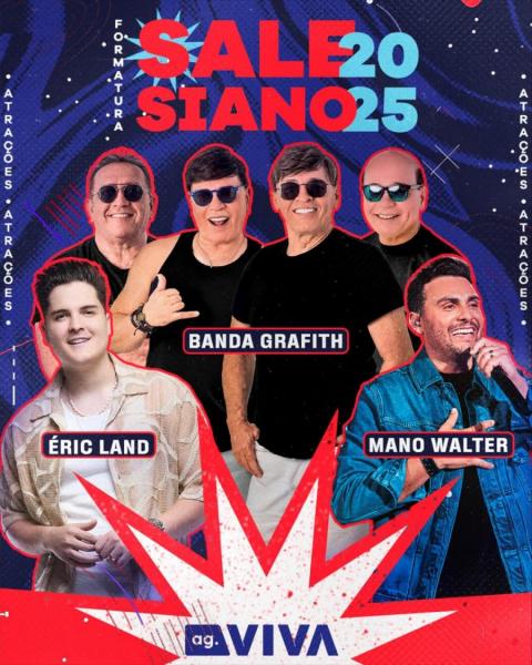 Mano Walter, Banda Grafith e Eric Land - Salesiano 2025
