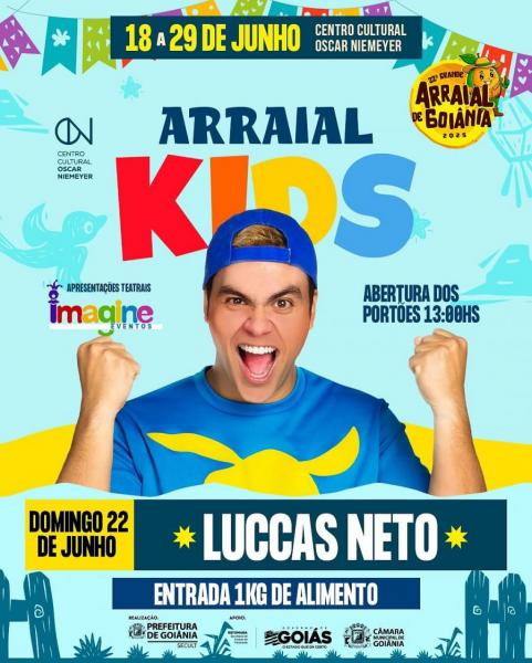 Luccas Neto - Arraial Kids - 22º Arraial de Goiânia 2025