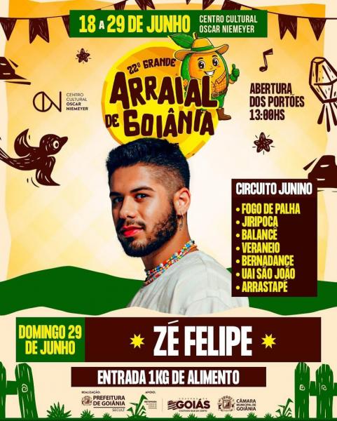 Zé Felipe - 22º Arraial de Goiânia 2025