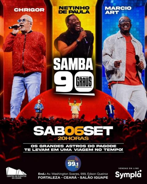 Chrigor, Netinho de Paula e Marcio Art - Samba 90 Graus