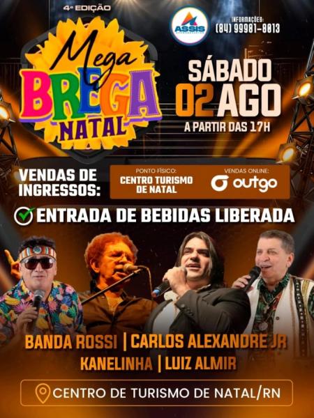 Banda Rossi, Carlos Alexandre Jr, Kanelinha e Luiz Almir - Mega Brega Natal 2025