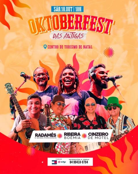 Radamés & Banda Monjardim, Ribeira Boêmia e Cinzeiro de Motel - Oktorberfest das Antigas 2025
