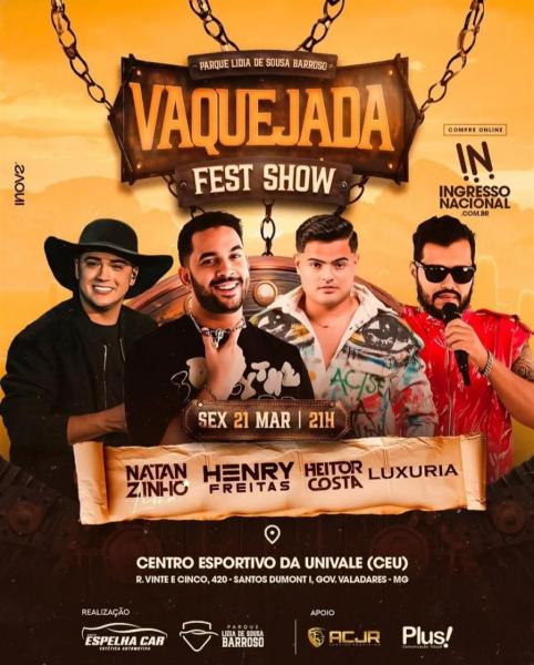 Henry Freitas, Heitor Costa, Natanzinho Lima e Luxuria - Vaquejada Fest Show 2025