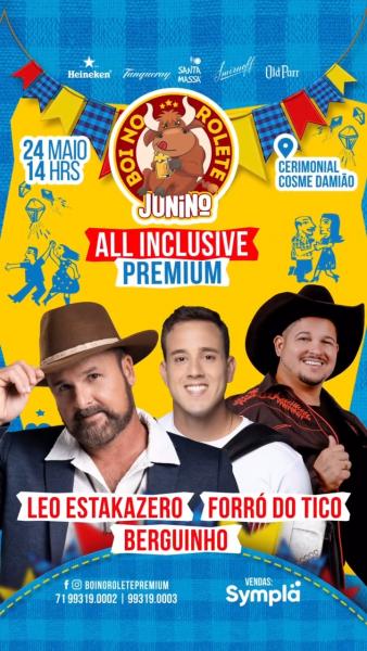 Leo Estakazero, Forró do Tico e Berguinho - Boi no Rolete Junino