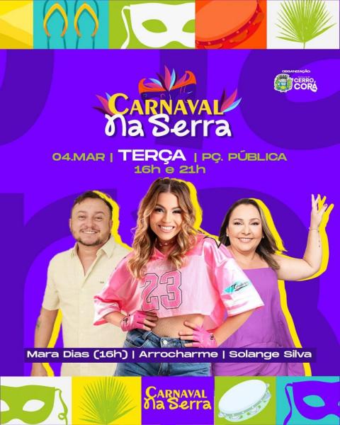 Mara Dias, Arrocharme e Solange Silva - Carnaval na Serra