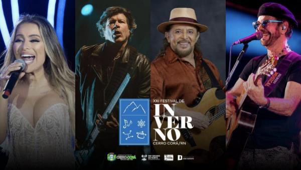Paulo Ricardo, Nando Cordel e Colo de Menina - XXI Festival de Inverno 2025
