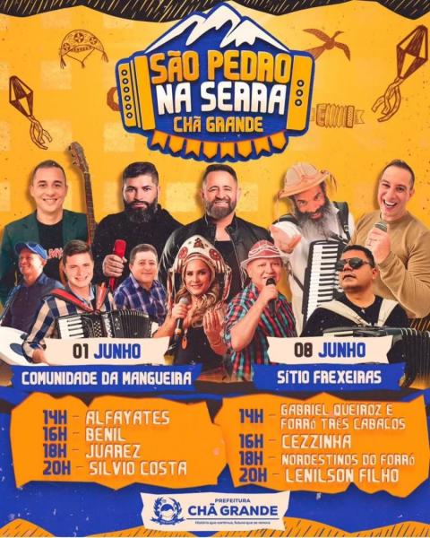 Gabriel Queiroz & Forró Três Cabacos, Cezzinha, Nordestinos do Forró e Lenilson Filho - São Pedro na Serra 2025