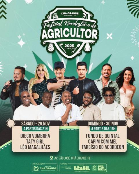 Diego Vumbora, Taty Girl e Léo Magalhães - Festival Nordestino do Agricultor 2025
