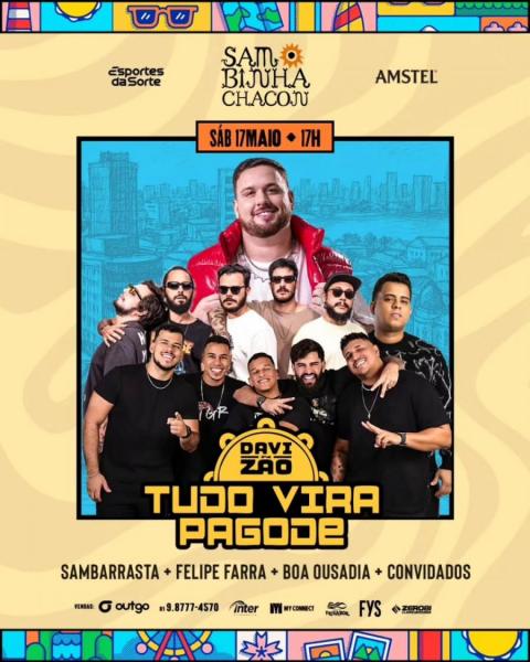 Samarrasta, Felipe Farra, Boa Ousadia e Convidados - Davizão - Tudo vira Pagode