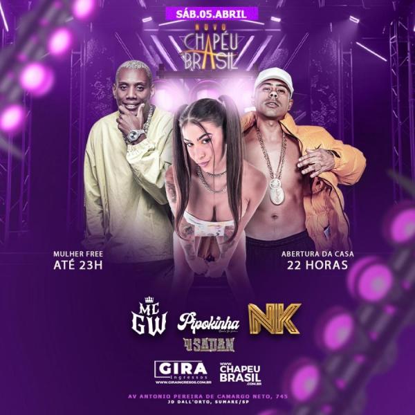 Mc GW, Mc Pipokinha, Dj Sadan e NK