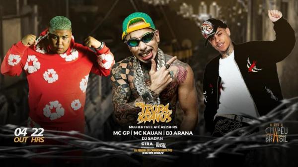 Mc GP, Mc Kauan, Dj Arana e Dj Sadan - Baile Tropa dos Bravos