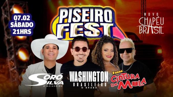 Washington Brasileiro, Soró Silva e Forró Cintura de Mola - Piseiro Fest