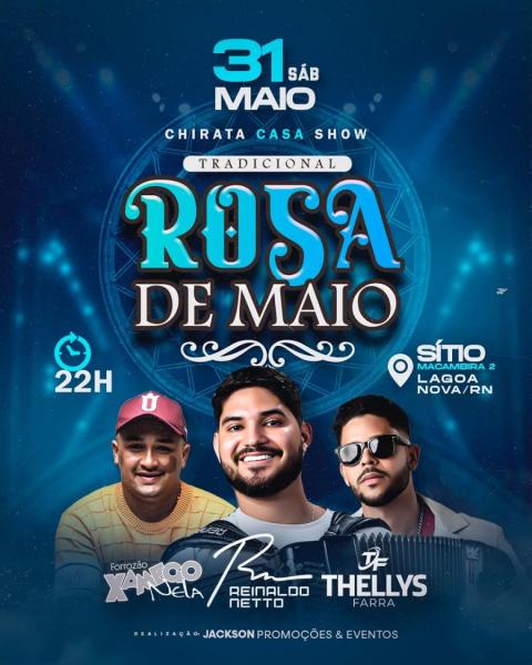 Forrozão Xamego Nel, Reinaldo Netto e Thellys Farra - Rosa de Maio