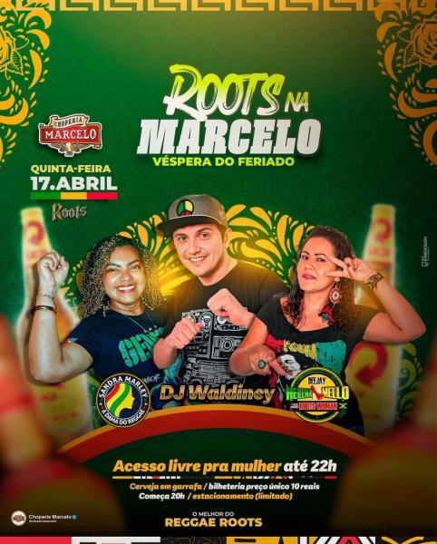 Dj Waldiney, Helena Mello e Sandra Marley - Roots na Marcelo