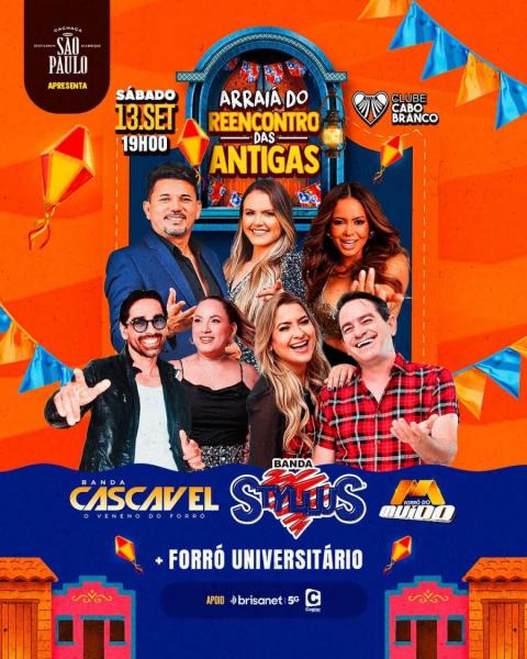Banda Cascavel, Banda Styllus e Forró do Muído - Arraiá do Reencontro das Antigas