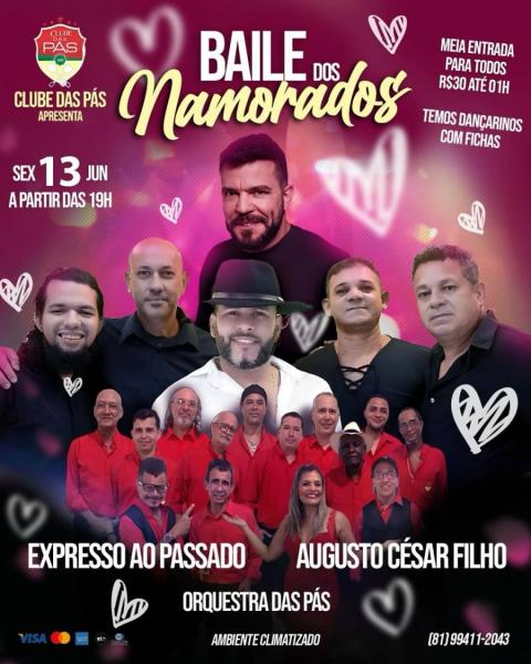 Expresso ao Passado, Augusto César Filho e Orquestra das Pás - Baile dos Namorados