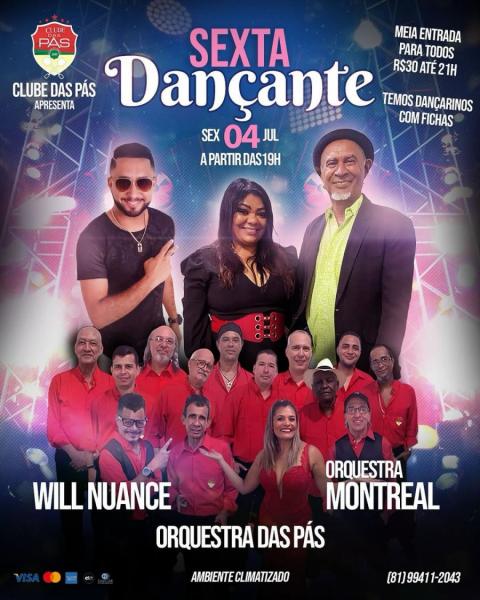 Will Nuance, Orquestra Montreal e Orquestra das Pás - Sexta Dançante