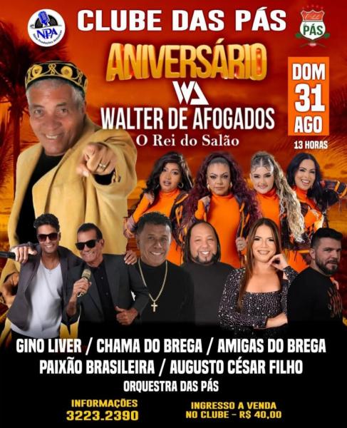 Gino Liver, Chama do Brega, Amigas do Brega, Paixão Brasileira e Augusto César Filho